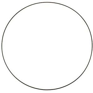 glorex ag 6 1294 225 - Metalen knutselring met een diameter van ca. 20 cm, zwart gecoat, voor dromenvangers, macramé, wanddecoratie en bloemsierkunst