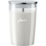 Jura 72570 glazen melkreservoir 0,5 l inclusief melkslang, transparant, 9,2 x 9,2 x 13,5 cm