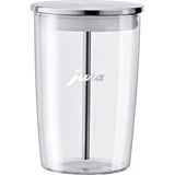 Jura 72570 glazen melkreservoir 0,5 l inclusief melkslang, transparant, 9,2 x 9,2 x 13,5 cm