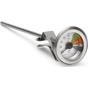 Bengt Ek Design - Thee Thermometer - 20-100 graden Celcius - Aluminium - Zilver