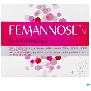 Femannose N D-Mannose Urineweginfecties 30 Zakjes