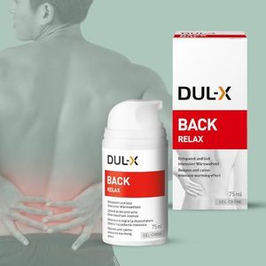 Dul-X Back Relax Gel-Crème 75 Ml. Your Professional Muscle And Joint Relaxant