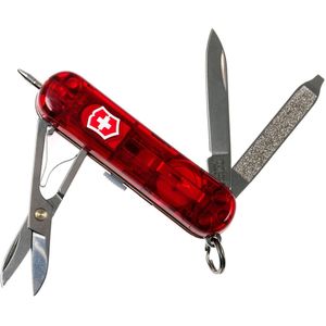 Victorinox Signature Lite transparant rood 0.6226 Zwitsers zakmes