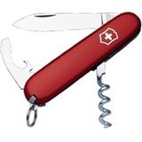 Victorinox zakmes Waiter (9 functies, kurkentrekker, combi-lemmet) rood