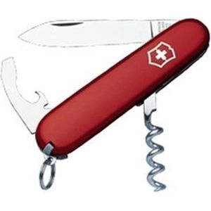 Victorinox zakmes Waiter (9 functies, kurkentrekker, combi-lemmet) rood