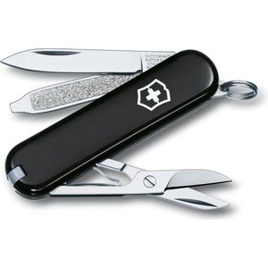 Victorinox Classic SD Zakmes, klein, met 7 functies waaronder mes, schaar, nagelvijl, schroevendraaier en pincet