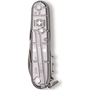 Victorinox Huntsman Silver Tech Zakmes 91 mm 15 Functies Transparant Zilver