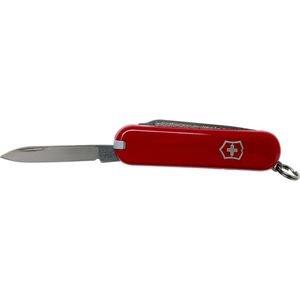 Victorinox Taschenmesser Escort klein (6 Funktionen, Nagelfeile, Schraubendreher, Pinzette, Zahnstocher, Ring) rot