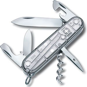 Victorinox Spartan SilverTech Zakmes 91 mm 12 Functies Transparant Zilver