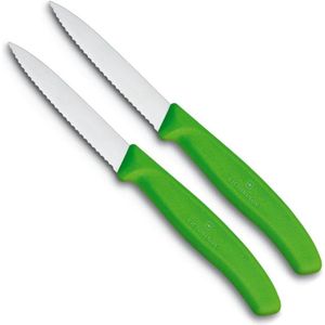 Victorinox - Groenteschilmesje Kartel - Groen - Metaal - 2 Stuks