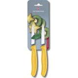 Victorinox - Schil/tomatenmesje Kartel Geel - Metaal - 2 Stuks op Kaart