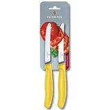 Victorinox - Tafel/Tomatenmes Kartel - Geel - Metaal - 2 Stuks