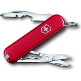 Victorinox Taschenmesser Jetsetter (7 Funktionen, Schere, Kapselheber, Schraubendreher, Pinzette) rot