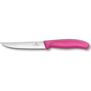 Victorinox - SwissClassic - Pizza-/Steakmes - Roze - Ergonomisch Handvat