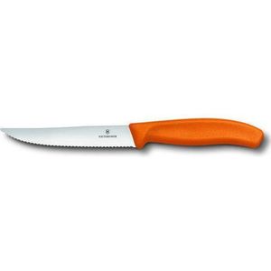 Victorinox - Swiss Classic - Steak- en Pizzames - Oranje - Roestvrij Staal