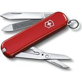 Victorinox Executive 81 Taschenmesser (7 Funktionen, Schere, Pinzette, Nagelfeile, Klinge, Pinzette) rot