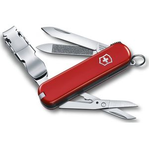 Victorinox Taschenmesser Nagelknipser Nail Clip 580 (8 Funktionen, Nagelknipser, Schere, Nagelfeile, Klinge) rot