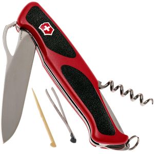 Victorinox RangerGrip 0.9523.MC Zwitsers zakmes Aantal functies 5 Rood, Zwart