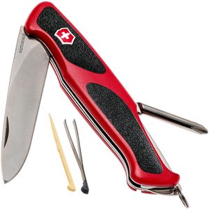 Victorinox. Ranger 53 Grip, 130 mm, rot/schwarz