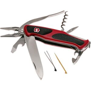 Victorinox RangerGrip 74 rood-zwart 0.9723.C Zwitsers zakmes