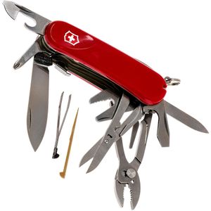 Victorinox Taschenmesser Evolution S557 (21 Funktionen, Feststellklinge, Kombi-Zange, Korkenzieher) rot