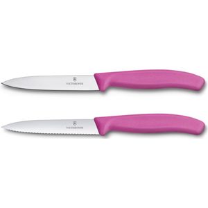 Victorinox - Groentemes Glad+Kartel - 2 Stuks - Roze - Metaal