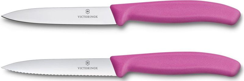 Victorinox - Groentemes Glad+Kartel - 2 Stuks - Roze - Metaal