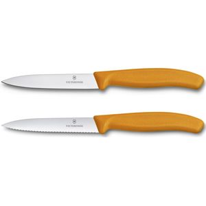 Victorinox - Groentemes Set - Oranje - Metaal - 2 Stuks