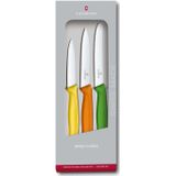 Victorinox Swiss Classic Gemüsemesser-Set, 3-teilig Gelb,orange,hellgrün
