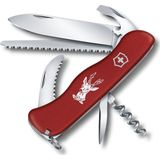 Victorinox Hunter Red Zwitsers Zakmes - 12 Functies - Rood