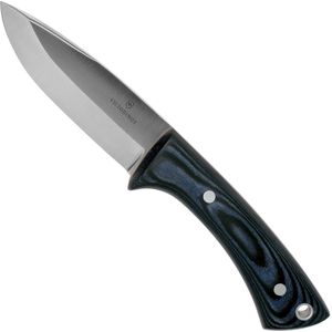 Victorinox Outdoor Master MIC Full Tang-Messer, Skandi-Schliff, Drop-Point-Klinge, Micarta blauw/zwart