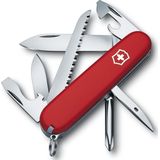 Victorinox Hiker Zwitsers Zakmes - 13 Functies - Klassiek Rood - RVS