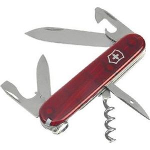 Victorinox Spartan Zakmes Transparant Rood 12fc