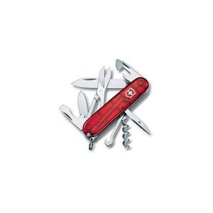 Zakmes Victorinox Climber Transparant Rood