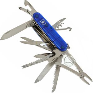 Victorinox SwissChamp 1.6795.T2 Zwitsers zakmes Aantal functies 33 Blauw (transparant)