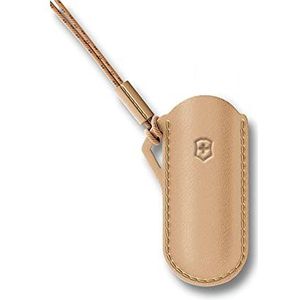 Victorinox Lederen etui met koord voor klein zakmes Classic SD Wet Sand 70 mm