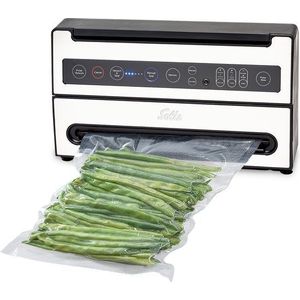 Solis VertiVac Plus 5703 Vacumeermachine - Vacuümmachine met Geheugen- en Marineerfunctie - Zilver