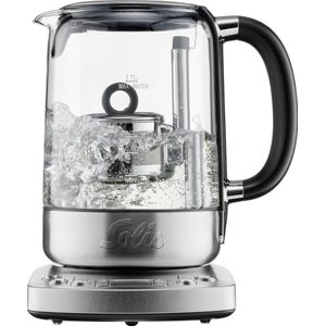 Solis Tea Kettle Automatic 5518 - Waterkoker met temperatuurregeling - Theemaker - Zilver
