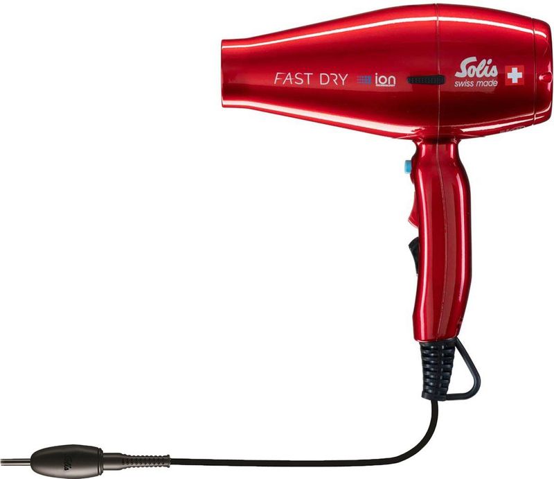 Solis - Fast Dry 360° Ionic - Föhn - Rood - 2200 Watt
