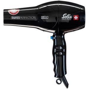 Solis - Swiss Perfection - Föhn - Zwart - Ionische Haardroger