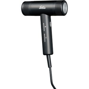 Solis Hair Perfection 3805 Föhn - Ionische Fohn - Zelfreinigende Functie - Lichtgewicht Haardroger - Zwart