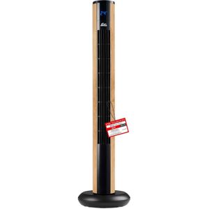 ARDES AR5BL1 ventilator zonder vleugels, krachtig en stil, ventilator met afstandsbediening en led-nachtlampje, touch-bediening en timer, model Muna Bladeless
