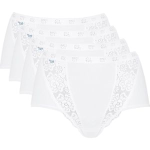 SLOGGI - Slip Chic - Set van 4 - Wit - Katoen