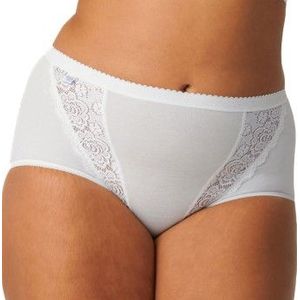 Sloggi - Damesbroek - Wit - Katoen en Lycra - 4 Stuks