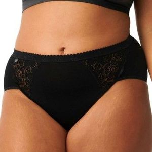 SLOGGI - Chic - Midi Slips - Zwart - Katoen - Set van 4