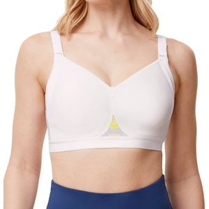 Sport BH - White - Zonder Beugels - Full-Cup - Aansluitende Pasvorm