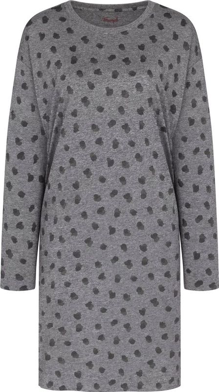 Triumph - Endless Comfort - Nachthemd - Donkergrijs Melange - Katoen