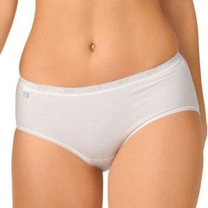 sloggi Basic+ midislip (set van 4) wit