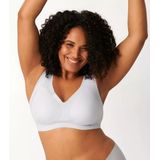 Sloggi - Zero Feel - Bustier - Wit - Beugelloze Bralette