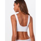 Sloggi - Zero Feel - Bustier - Wit - Beugelloze Bralette